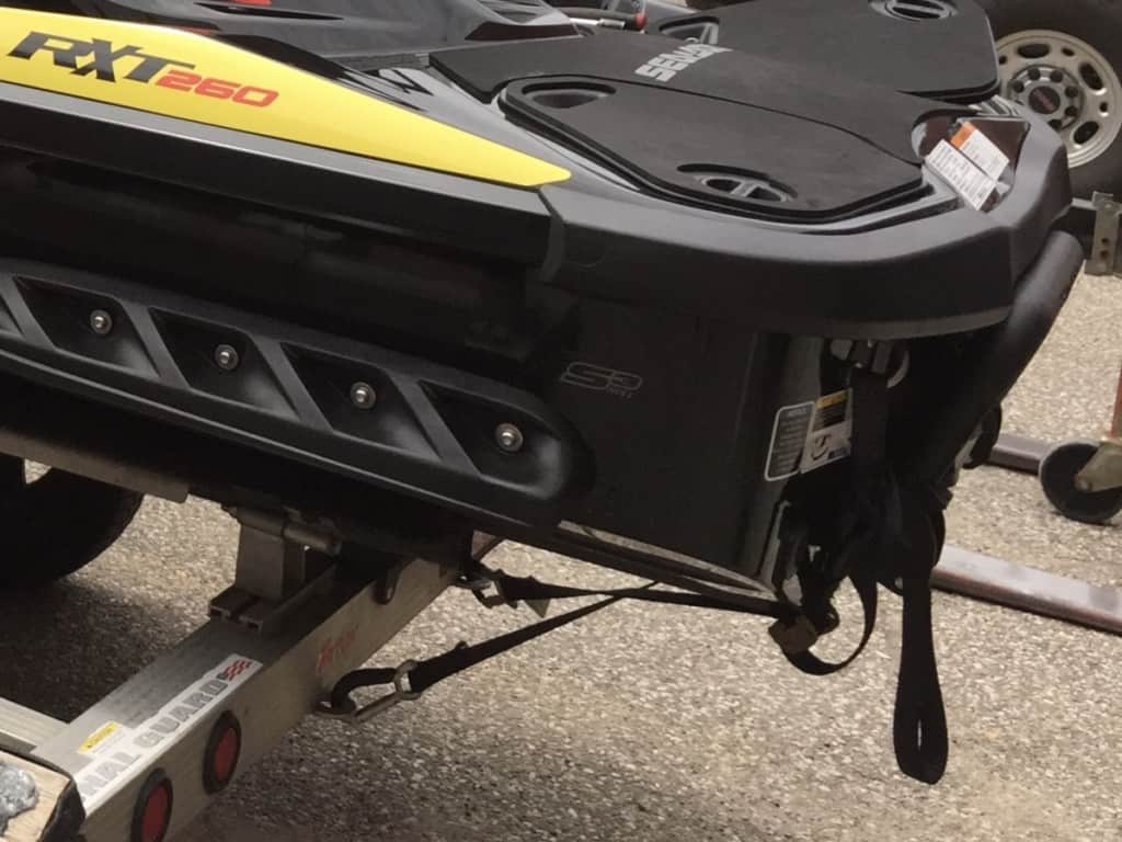 How to Tie Down a Jet Ski on a Trailer