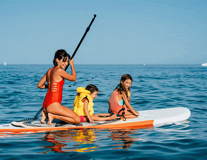 How to Paddle Board with A Child